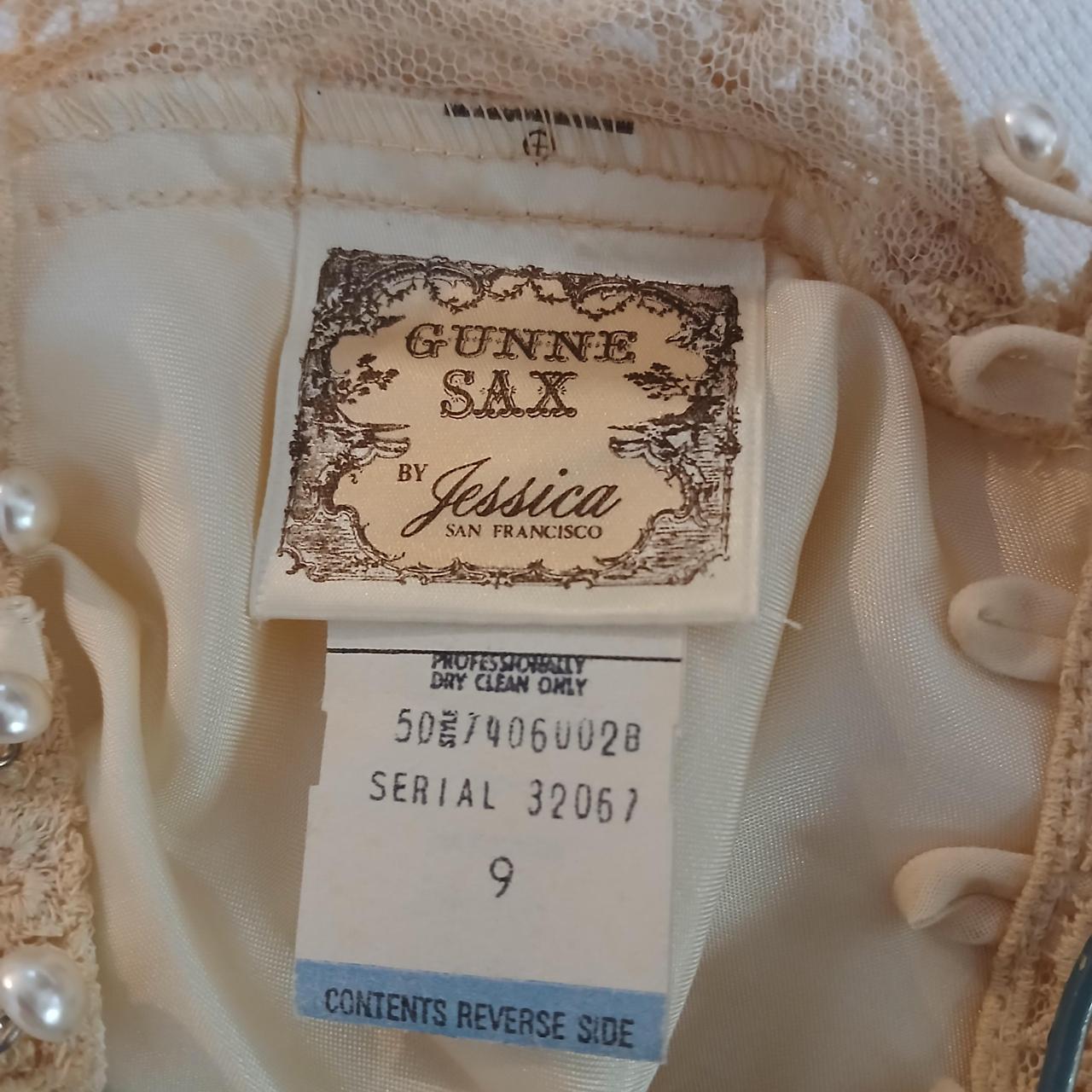 Gunne Sax Women's Dress - Cream/Pink - 9 – Cream … - image 7