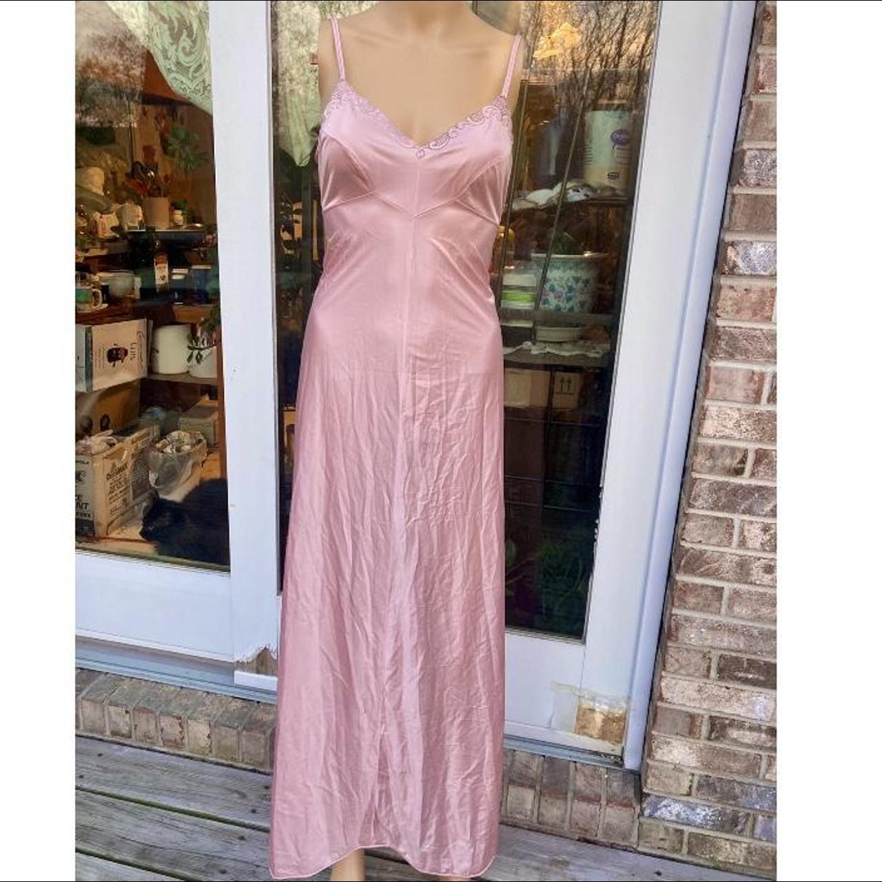 Women's Pink and Silver Dress | Depop