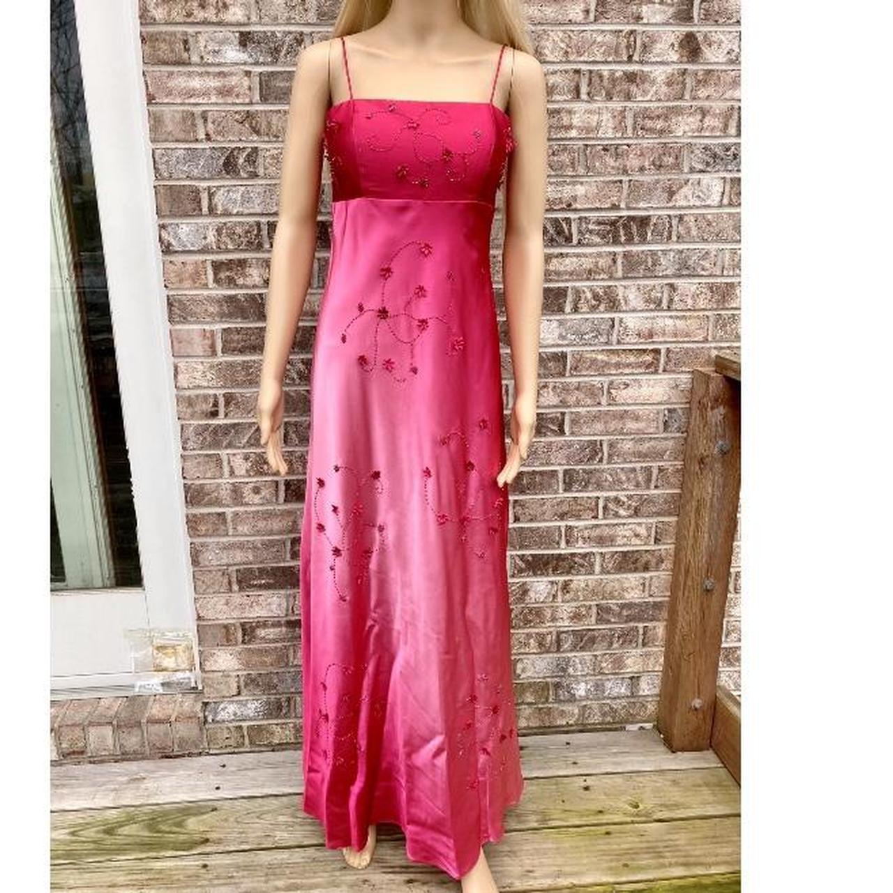 Cranberry Red Prom Dress