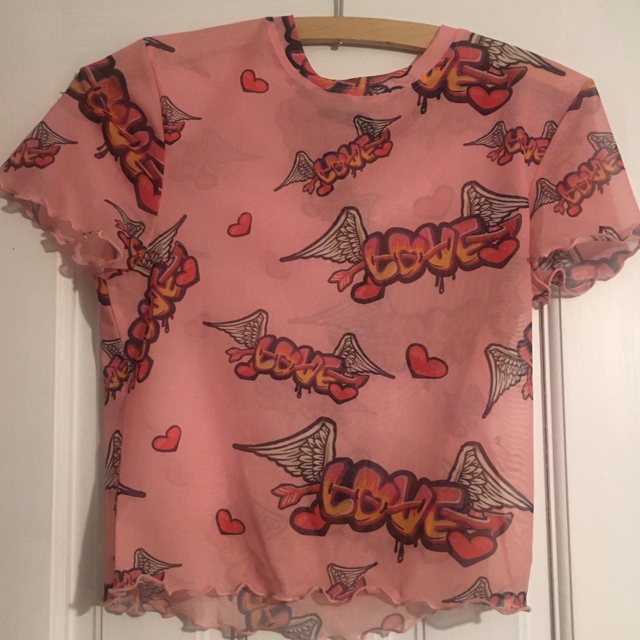 Bershka mesh top Free shipping meshtoppinkbershka Depop