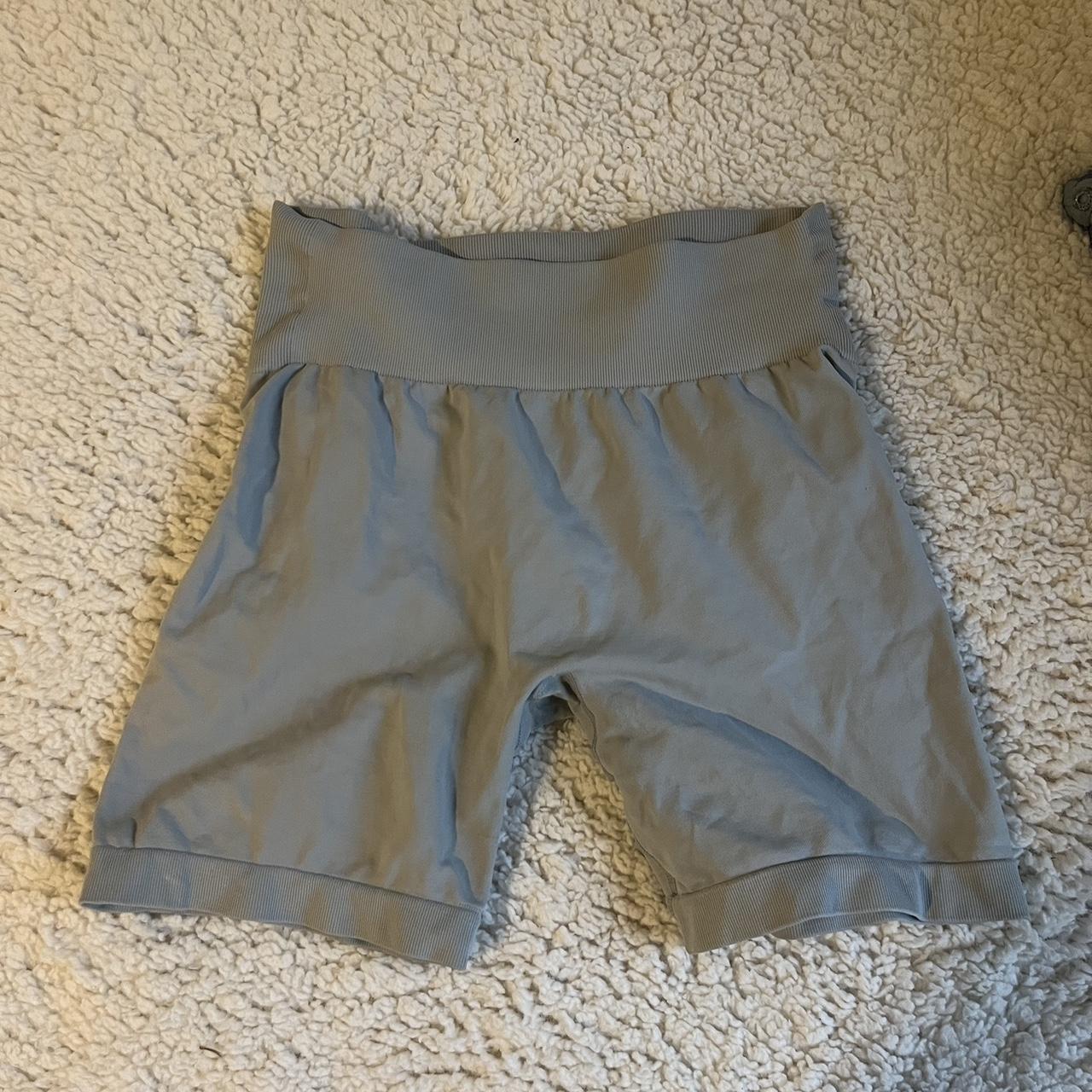 blu activeware scrunch shorts, size s 🩵 - Depop