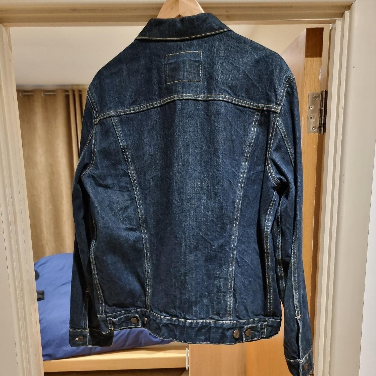 Levi's trucker jacket Indigo Soft and worn in, no... - Depop