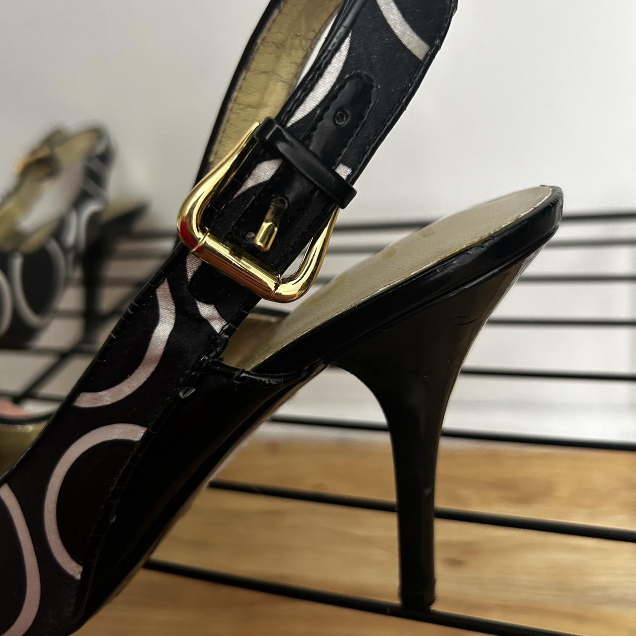 Unisa heels! 90s / 00s vibe Gold detailing Heels... - Depop