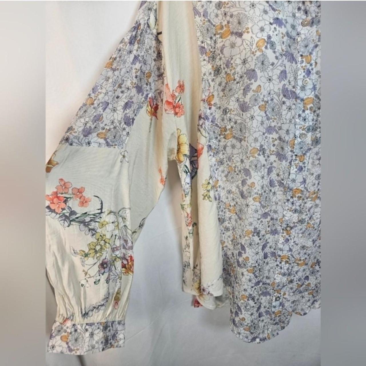 POL Women's Blouse - Multi - S – POL Patchwork Fl… - image 2