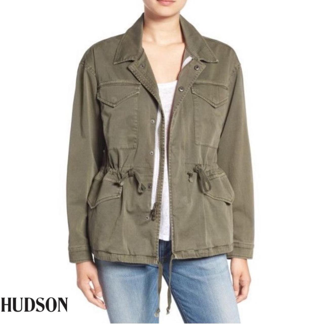 Hudson Jeans Sienna Jacket in Trooper Green | Size... - Depop