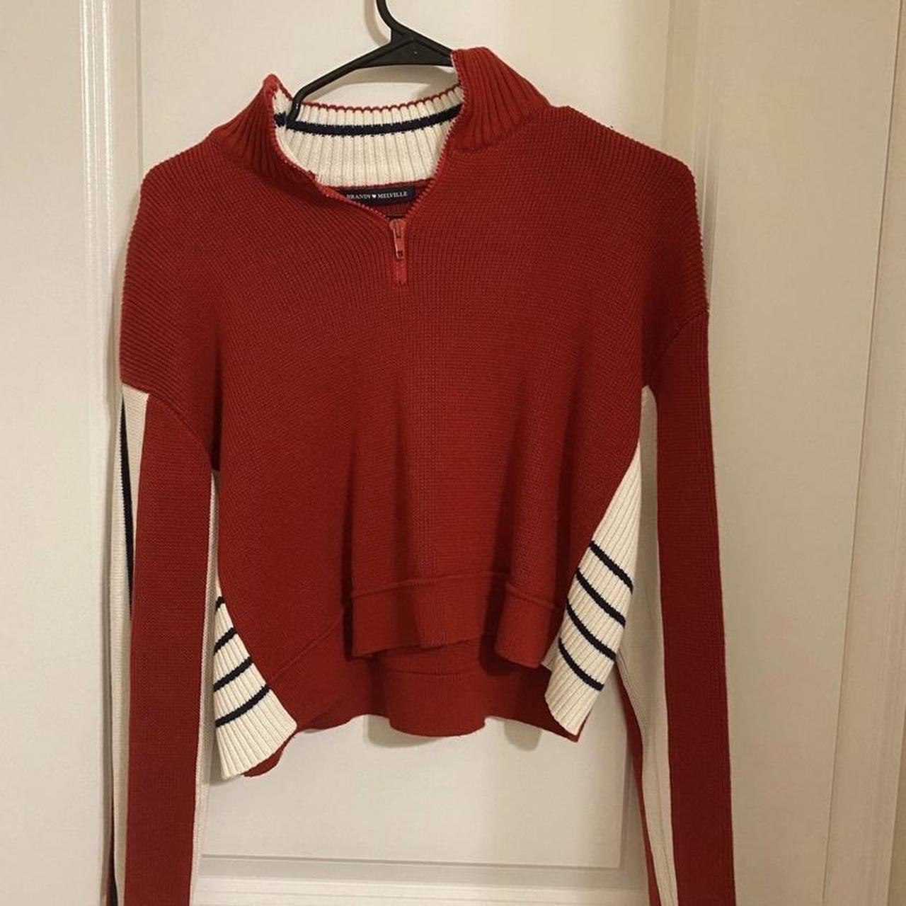 Brandy melville red online sweatshirt