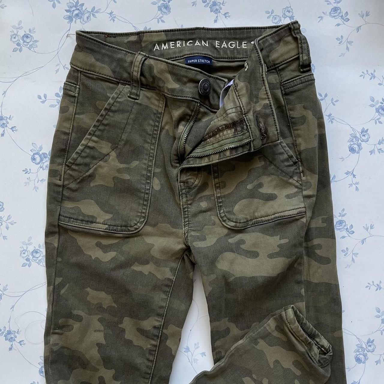 American Eagle Womens Next Level Stretch Camouflage Pants Size 14  eBay