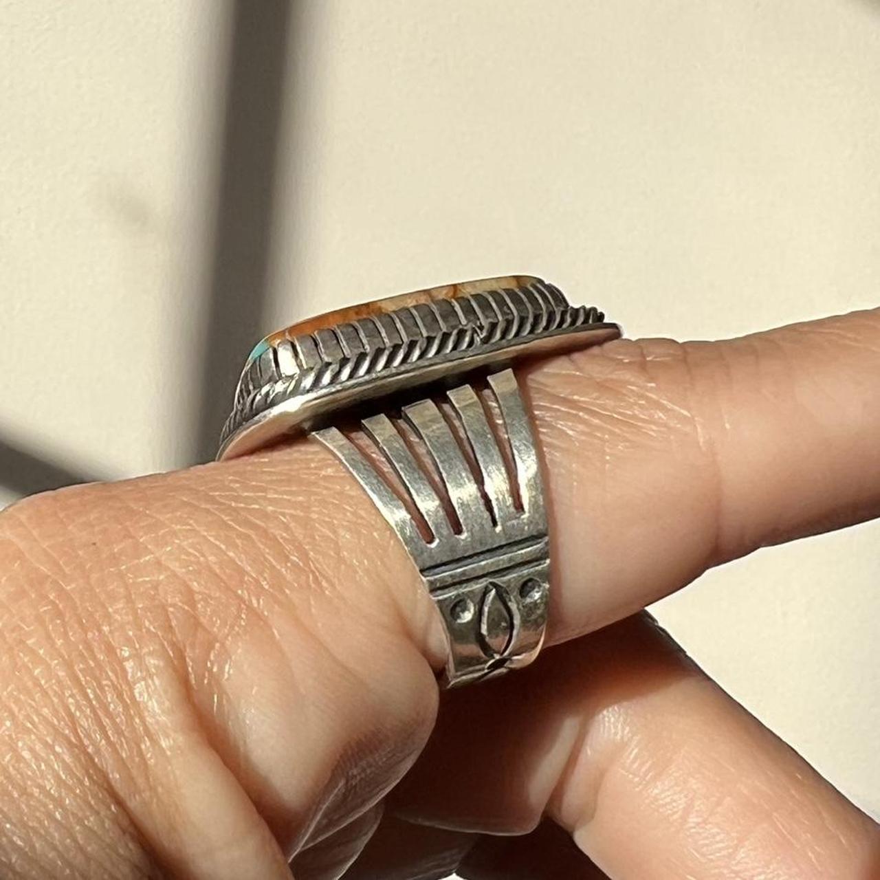 Native Women's Ring - Silver/Multi – Amazing Roys… - image 3