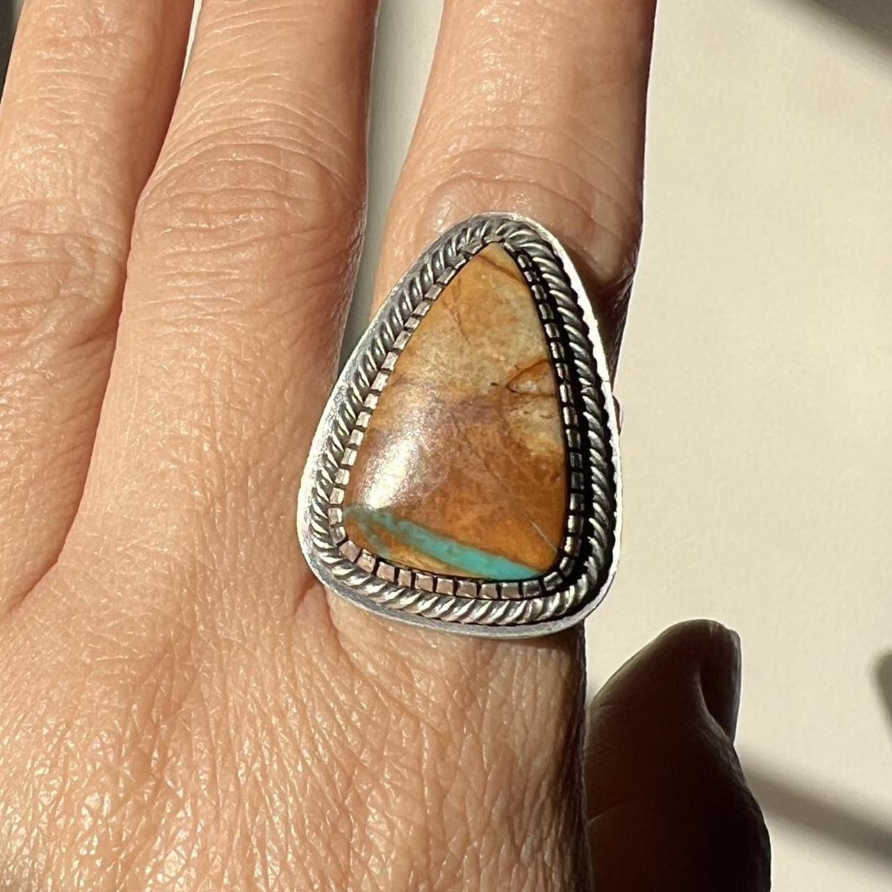 Native Women's Ring - Silver/Multi – Amazing Roys… - image 1