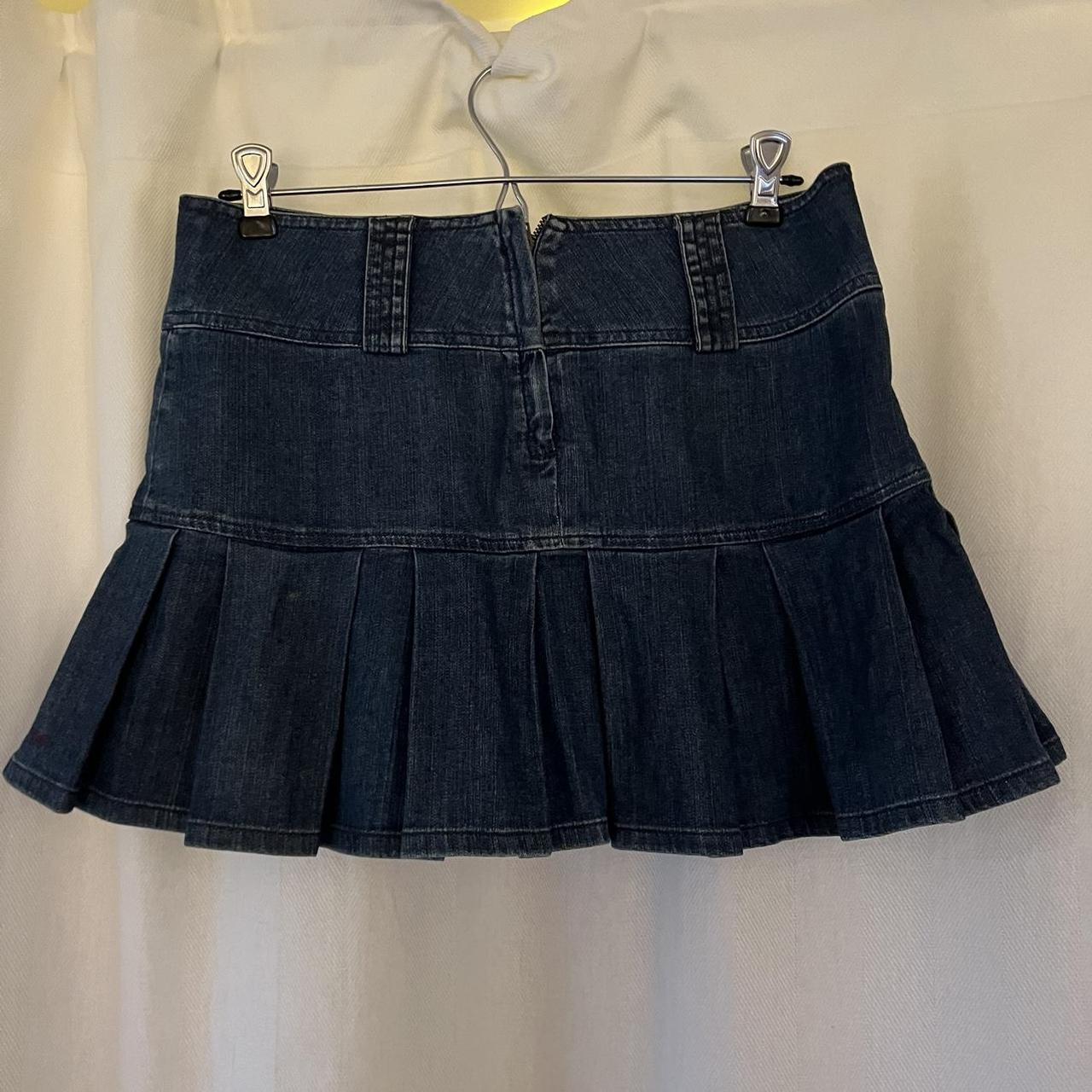 Vintage Juicy Couture Denim Skirt Womens Medium... - Depop