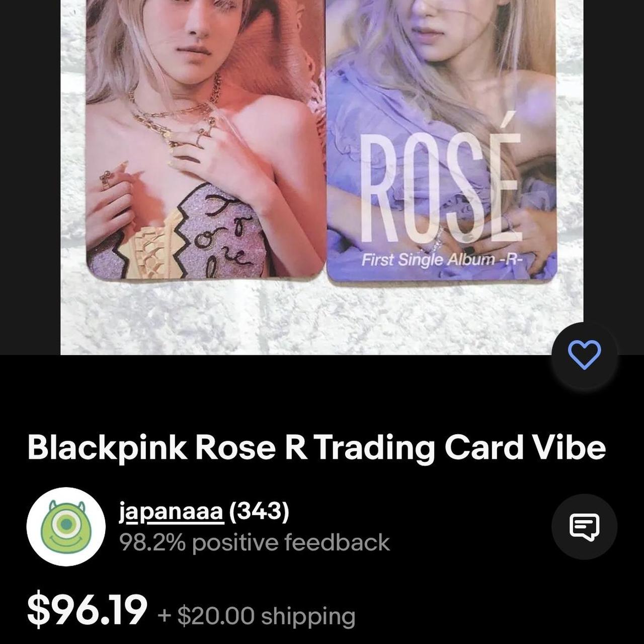 BlackPink Rosé -R- Limited / Rare Vibe Photocard