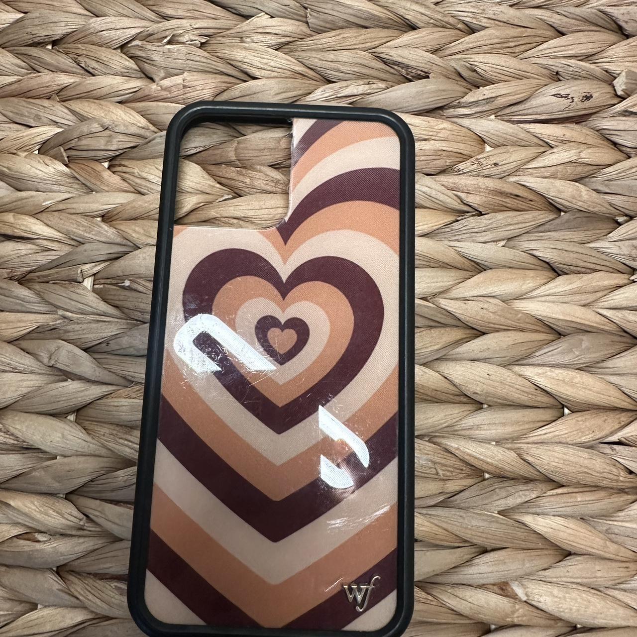 Wildflower Brown Heart Case Wildflower Brown Heart Phone Case