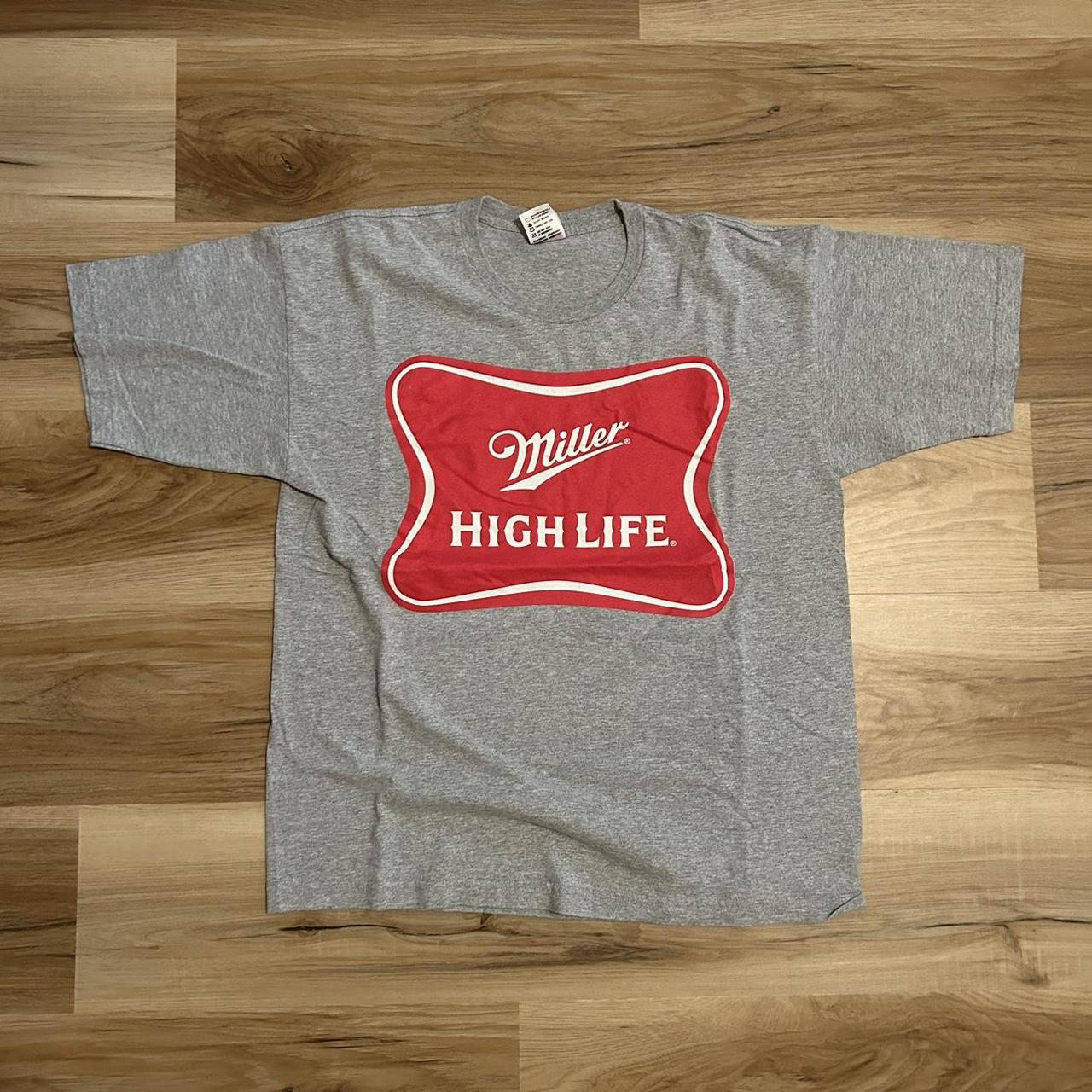 Vintage Miller High Life T shirt made in USA.... - Depop