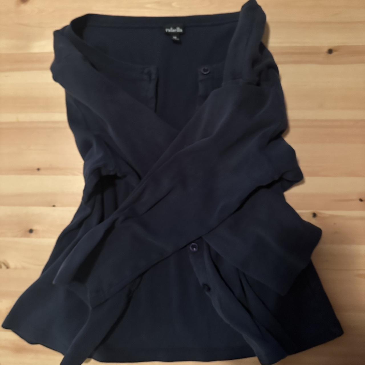 Rafaella navy blue medium cardigan #cottage #fairy... - Depop