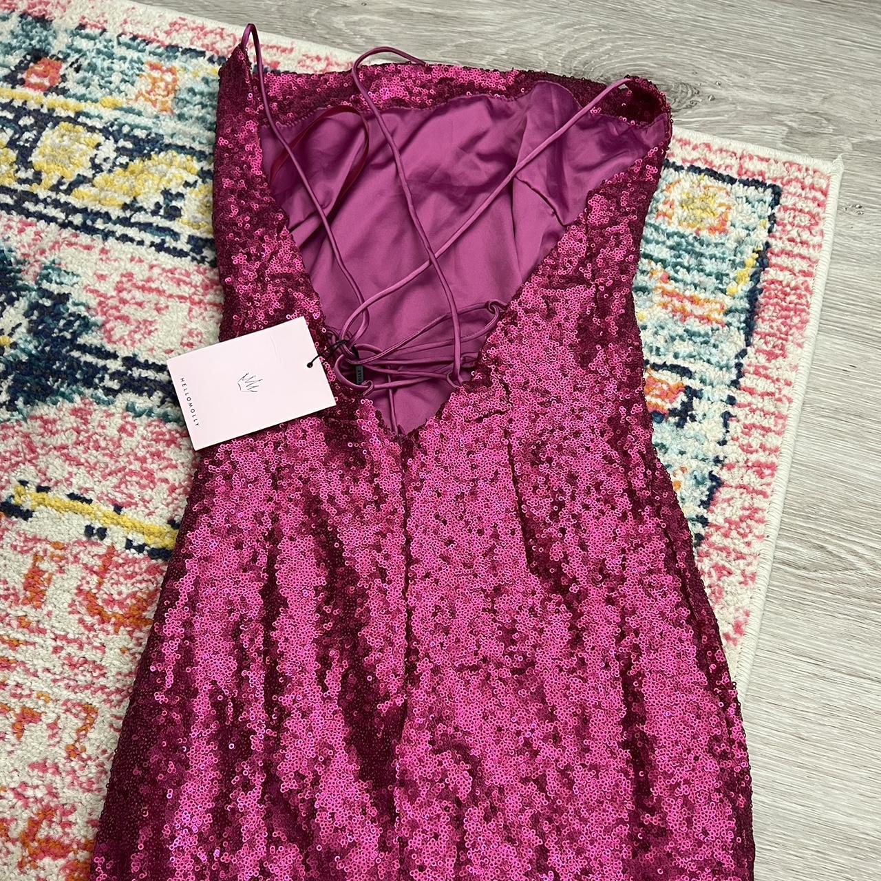 Hello Molly Pink Sequin Formal Dress Never worn new... Depop