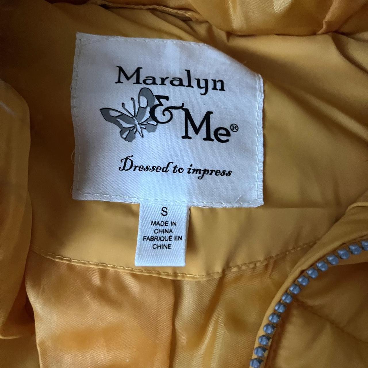 Maralyn & Me Women's Yellow and White Jacket (3)