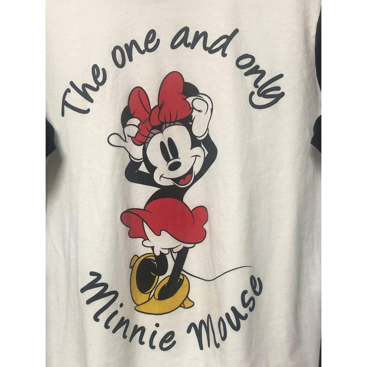 Disney Women's White and Black T-shirt (3)