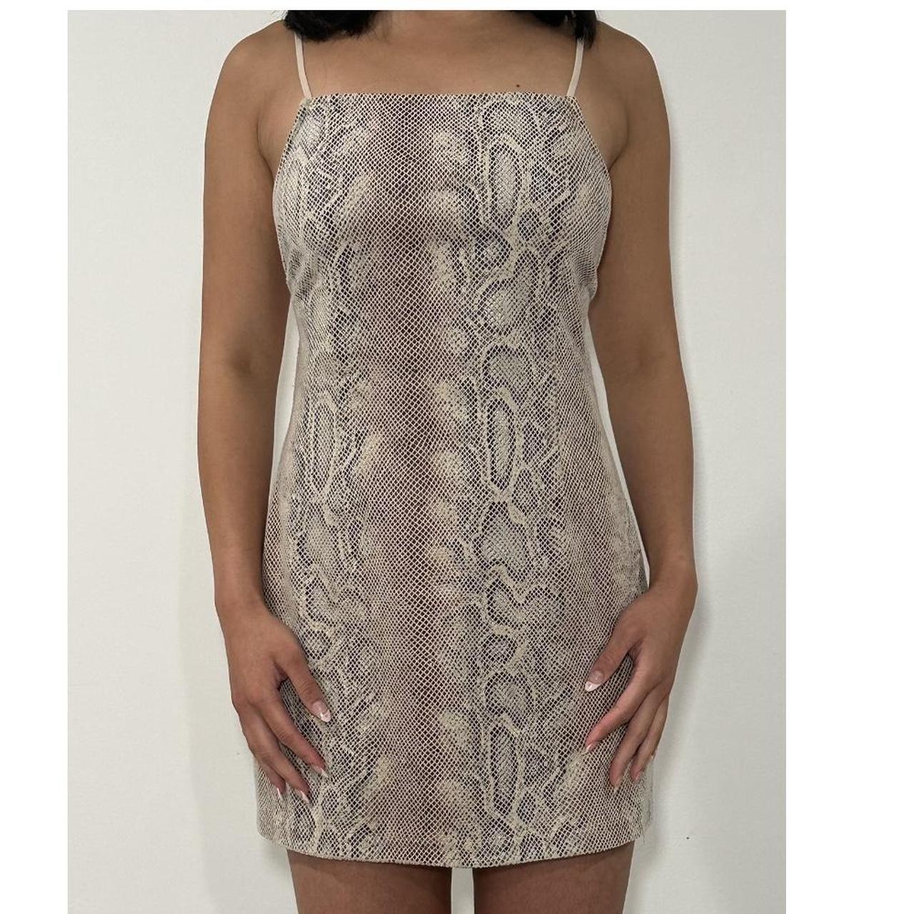 Snakeskin deals party dress