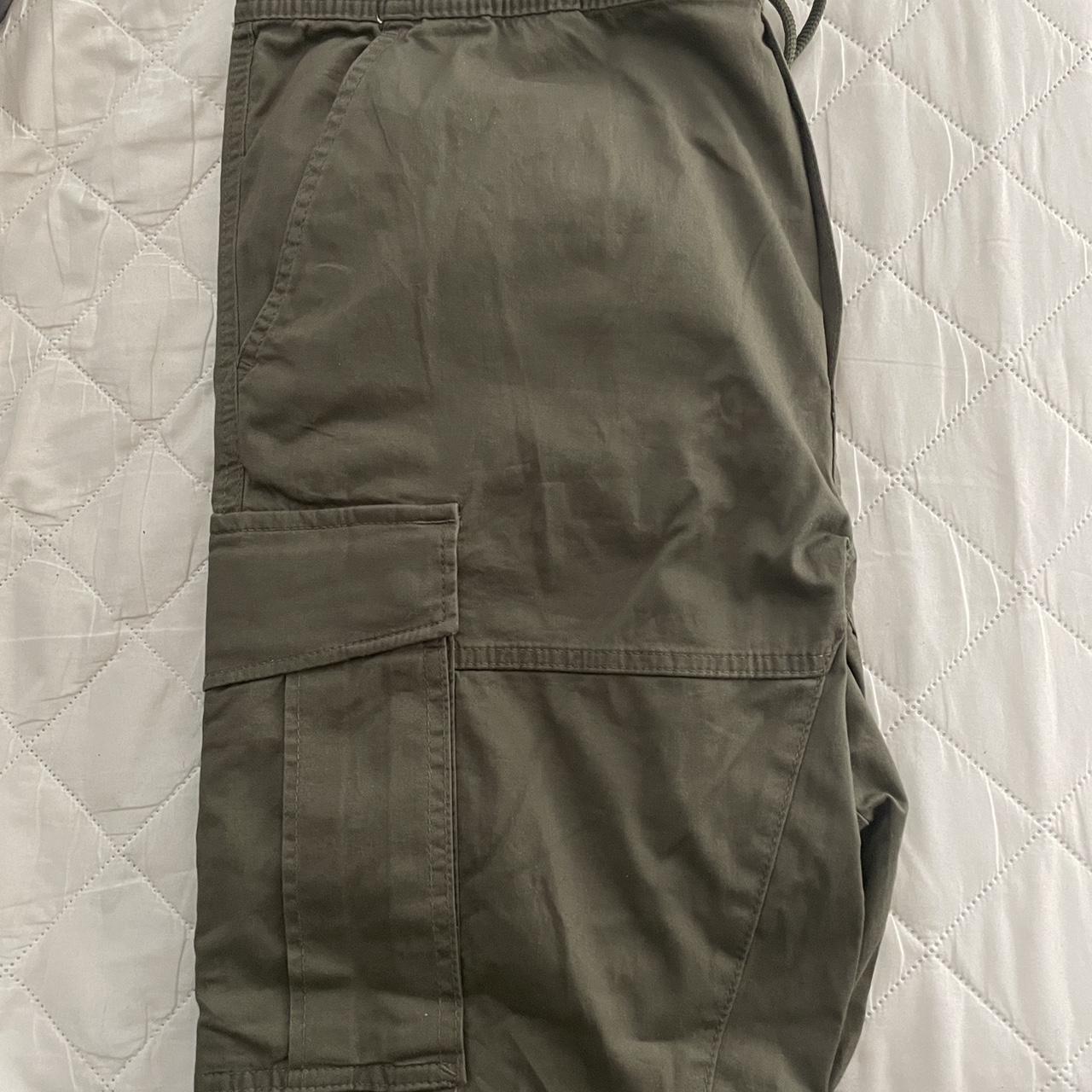 H&M Men's Khaki Trousers | Depop