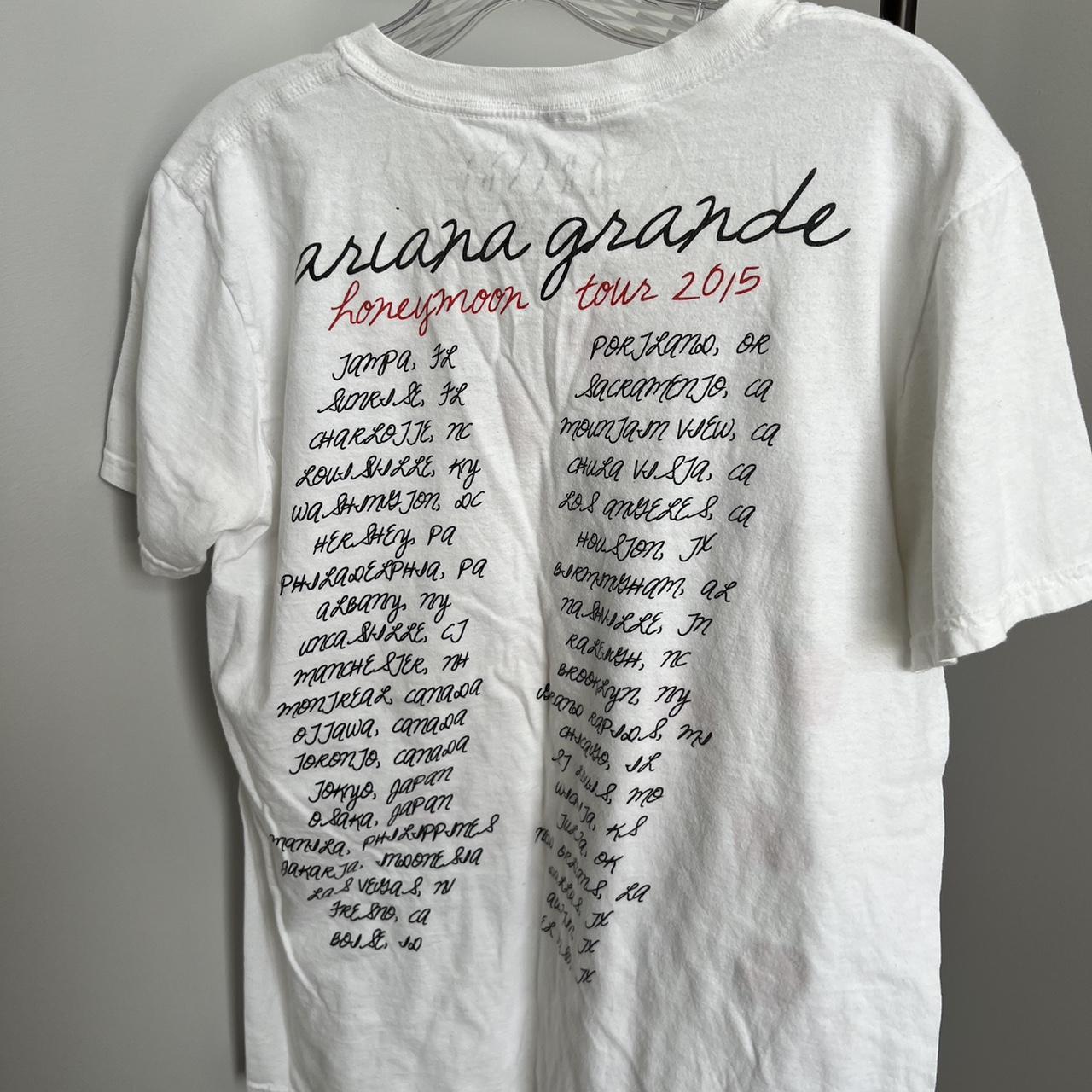 Ariana Grande Honeymoon Tour Tee Little hole seen | Depop