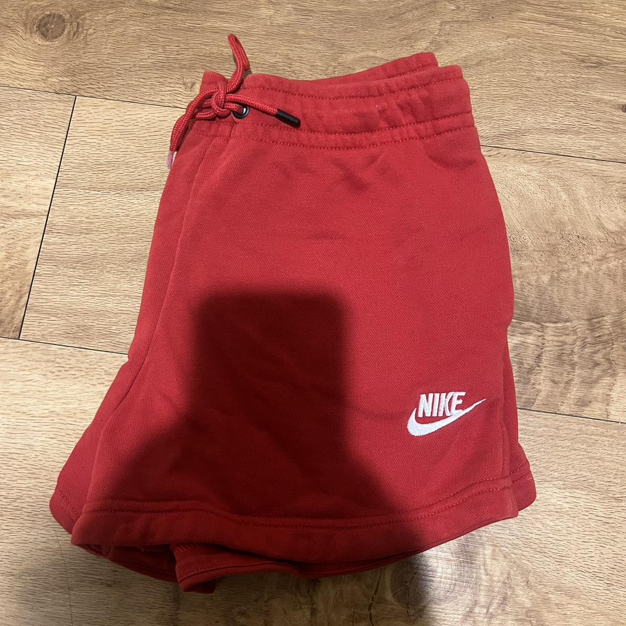 Nike Women's Red Shorts Depop