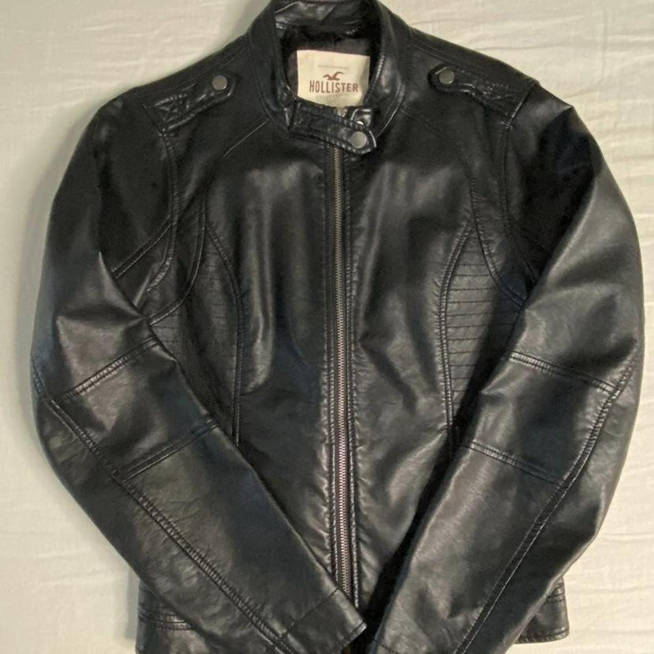 Biker leather jacket - Depop