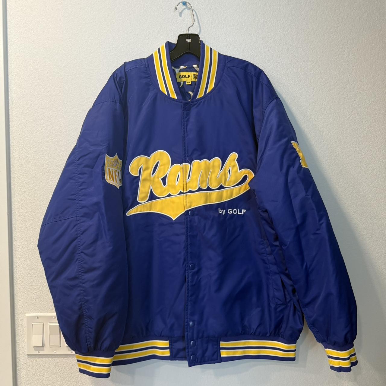 NFL Los Angeles Rams x GOLF Wang Bomber Jacket Depop