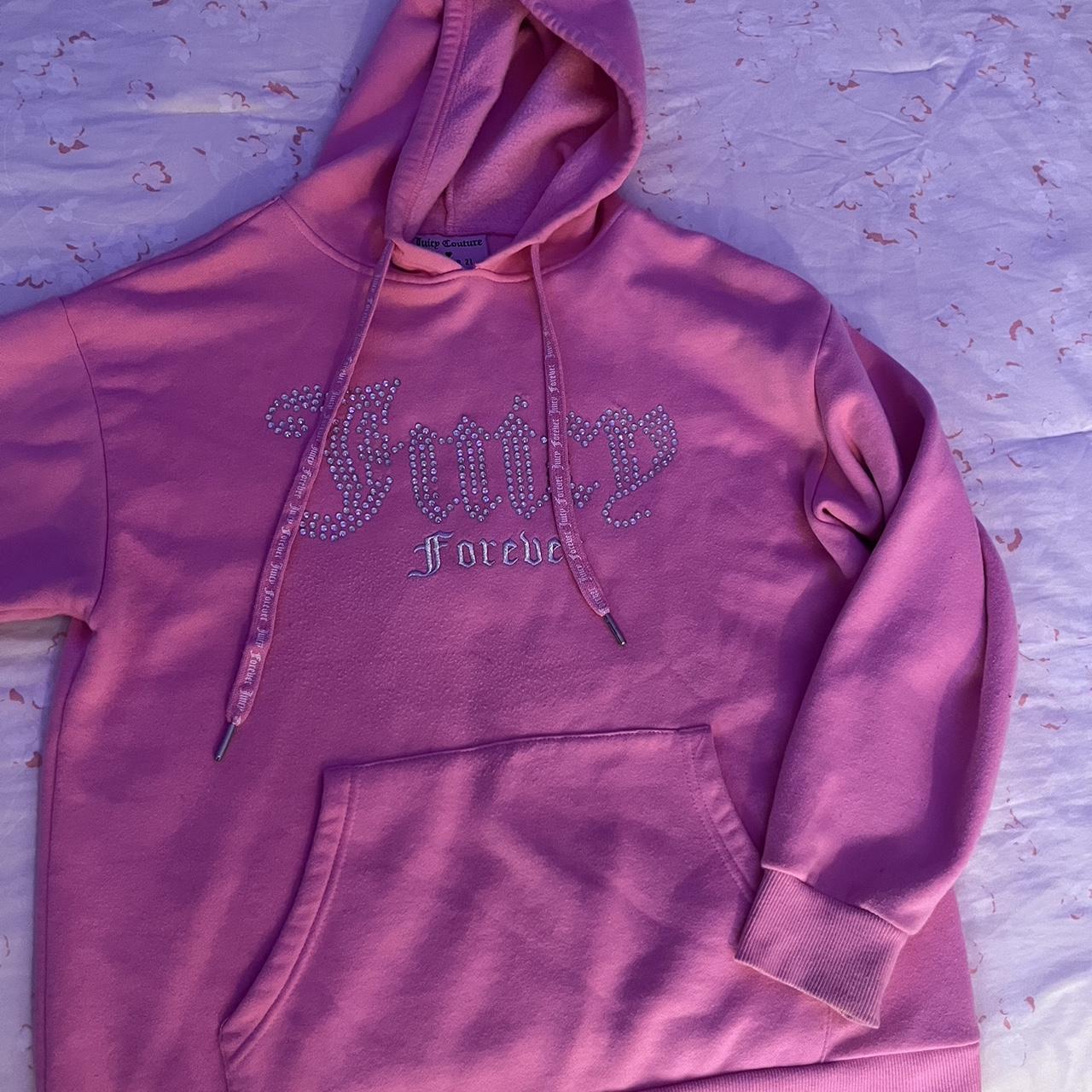 Super cute oversized pink “Juicy Forever” Hoodie... Depop