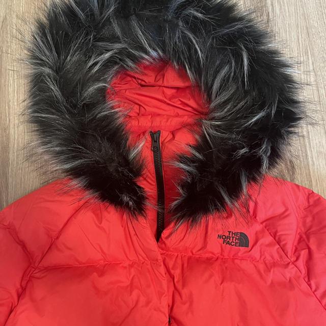 NORTH FACE Red Puffer Jacket never worn before,... - Depop