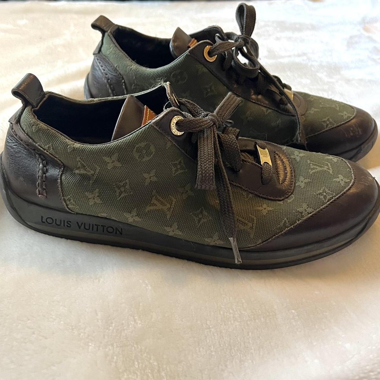 These vintage Louis Vuitton tennis shoes/sneakers - Depop