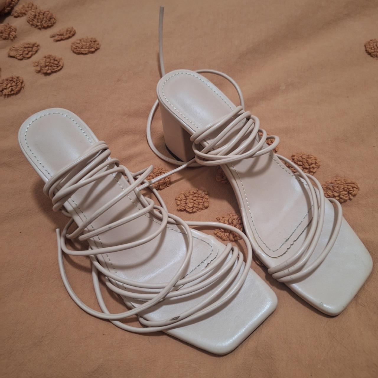 Source Unknown Women's Sandals - Cream/White - US… - image 2