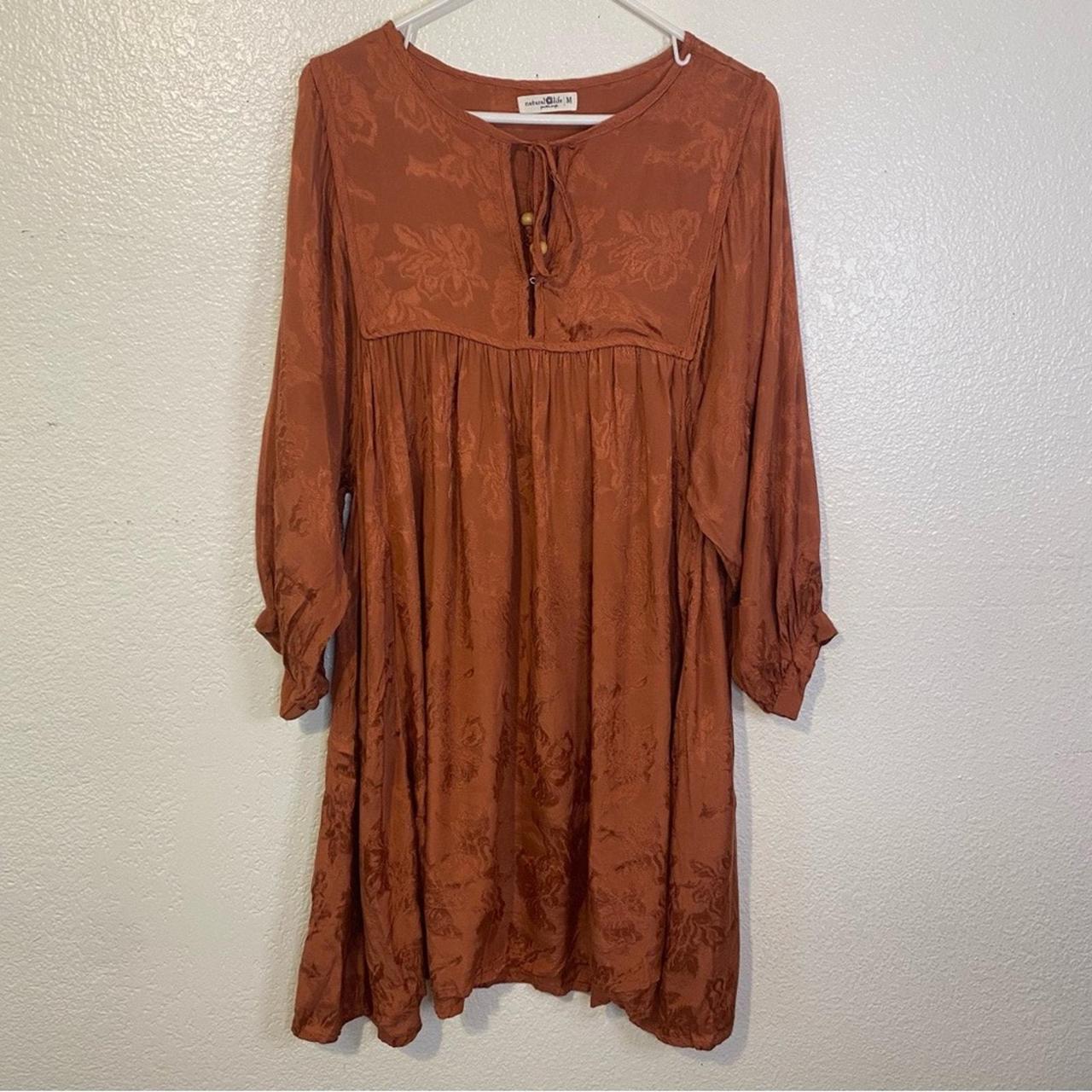 Natural Life Women's Dress - Orange - M – Natural Life Rose Mini Dress in Rust …