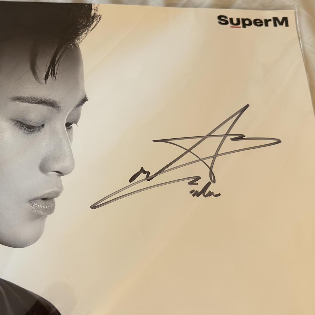 NCT SuperM マーク 直筆サイン ポスター NCT SuperM マーク 直筆サイン ポスター CD