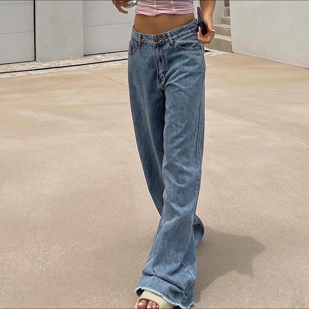 Lioness Eivissa baggy low rise jeans Size XS - would... - Depop