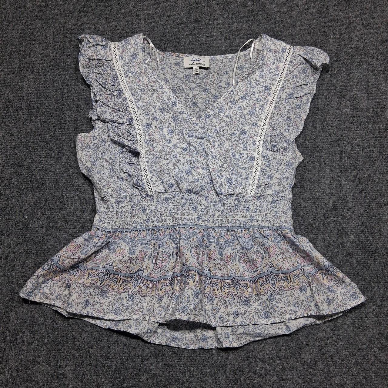 Women's Blouse - White - 4 – Twine & String Women… - image 1