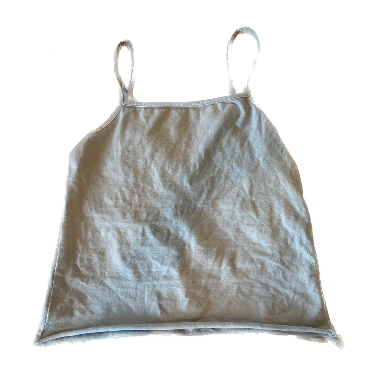 Brandy Melville Gina Light Blue Tank Top ★ sizing... Depop