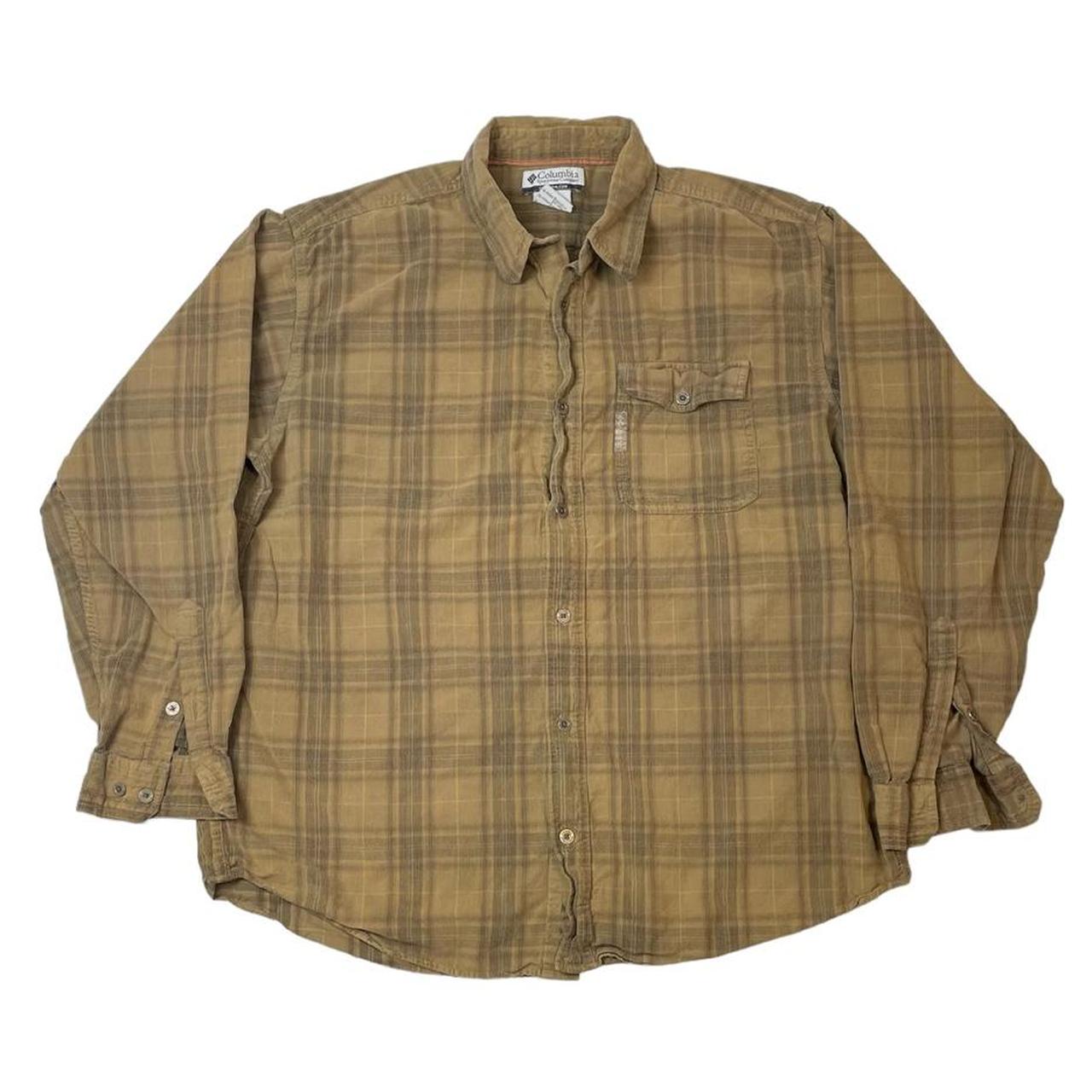 Vintage Columbia Corduroy shirt in brown 📌 Our... - Depop