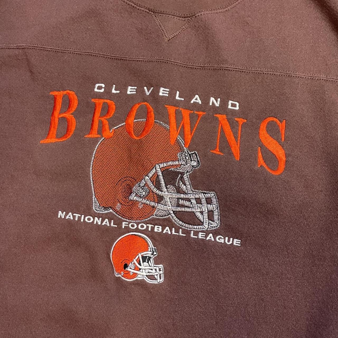 Vintage 90s Cleveland Browns NFL Retro Pullover - Depop