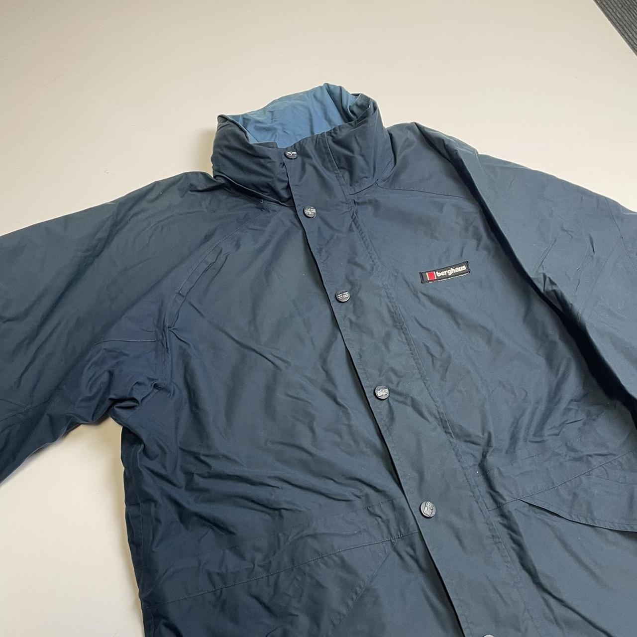 Vintage Berghaus waterproof jacket blue 📌 Our... - Depop