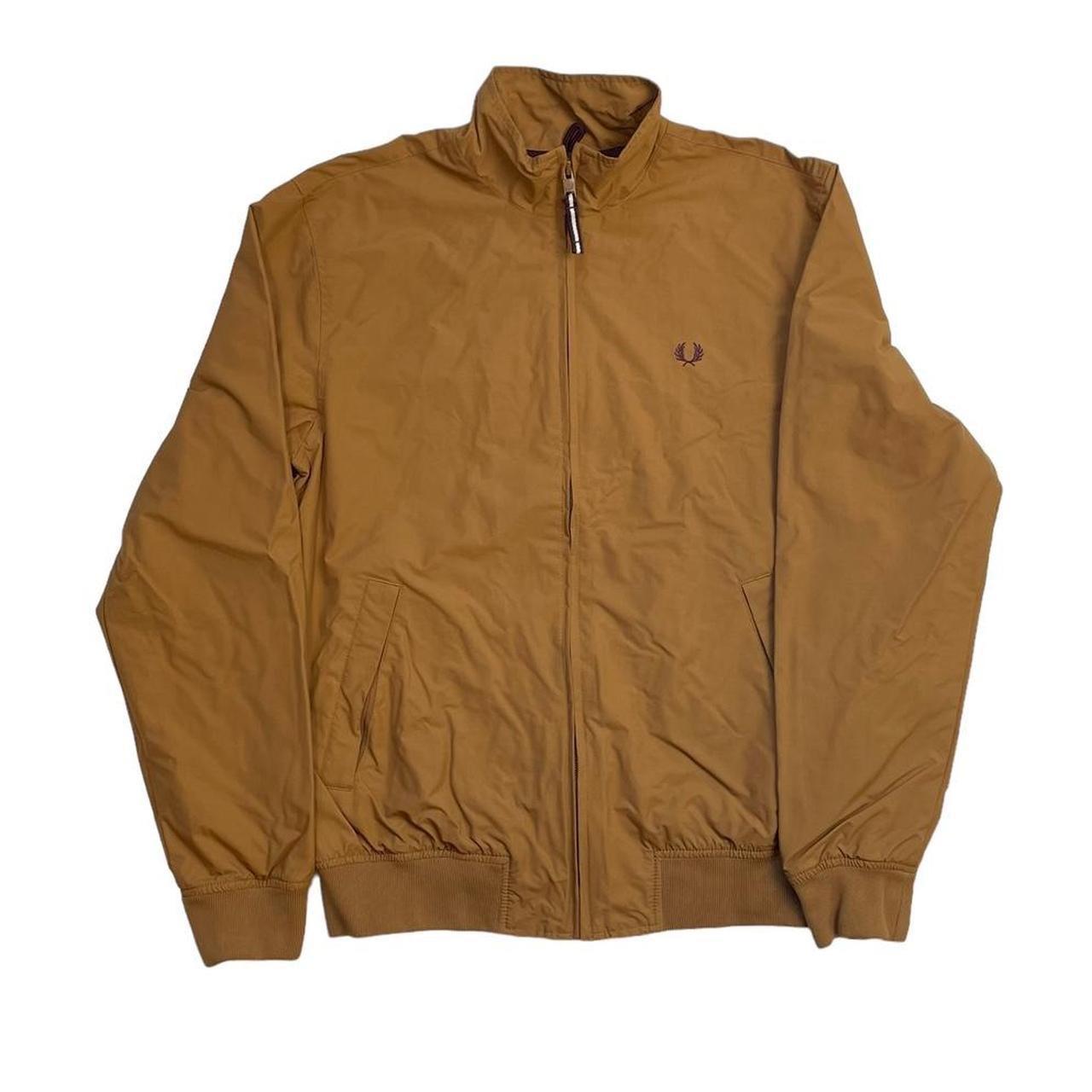 Fred perry tan jacket best sale