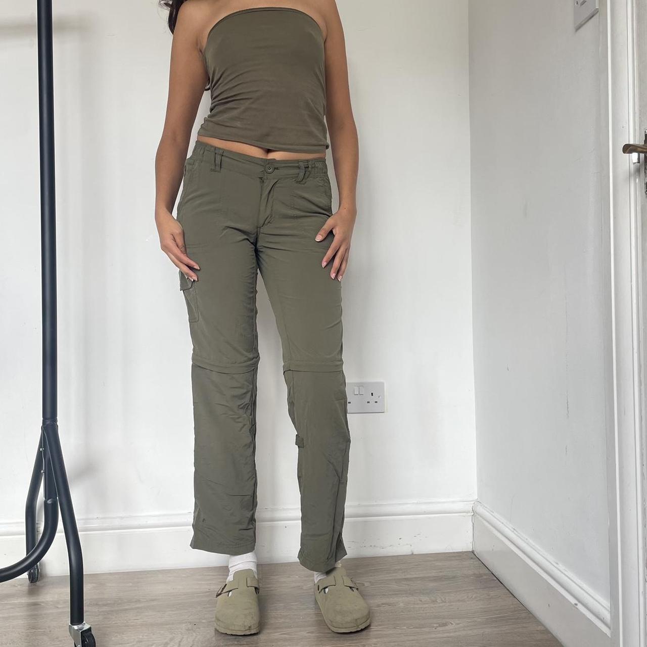 y2k zip off cargo pants hiking trousers Depop