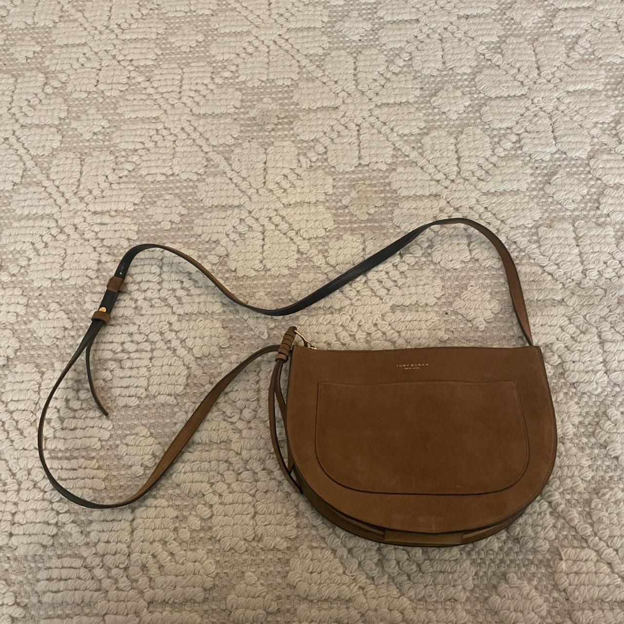 Tory burch piper saddle sale bag