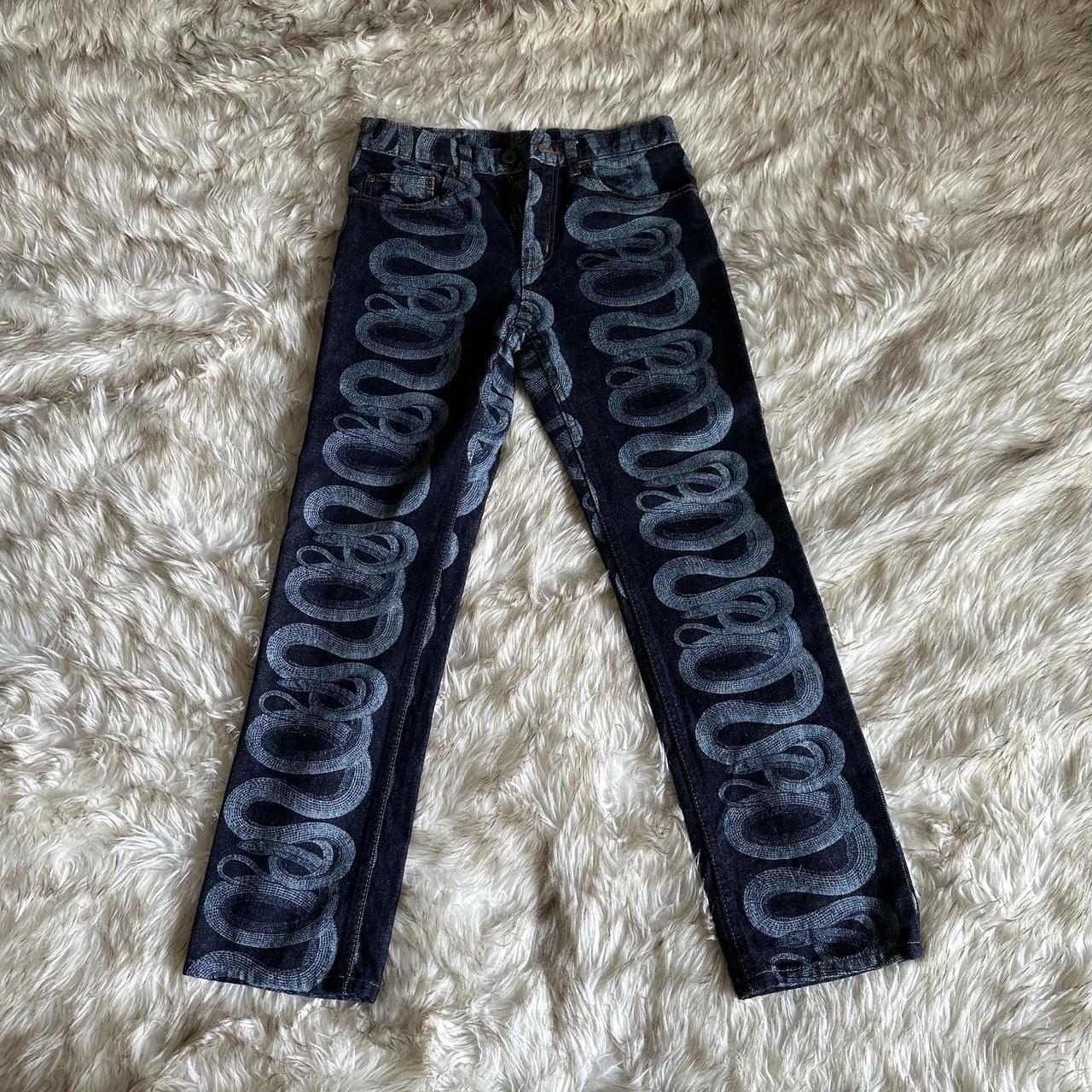 Hysteric Glamour Snake denim #hystericglamour #snake | Depop