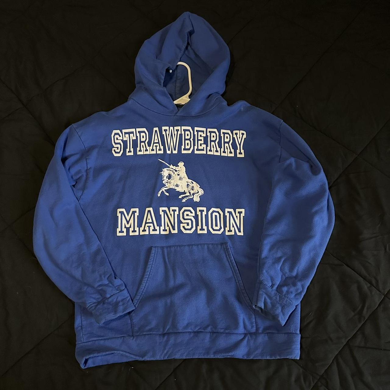 Strawberry mansion Blue hoodie #unwanted... - Depop