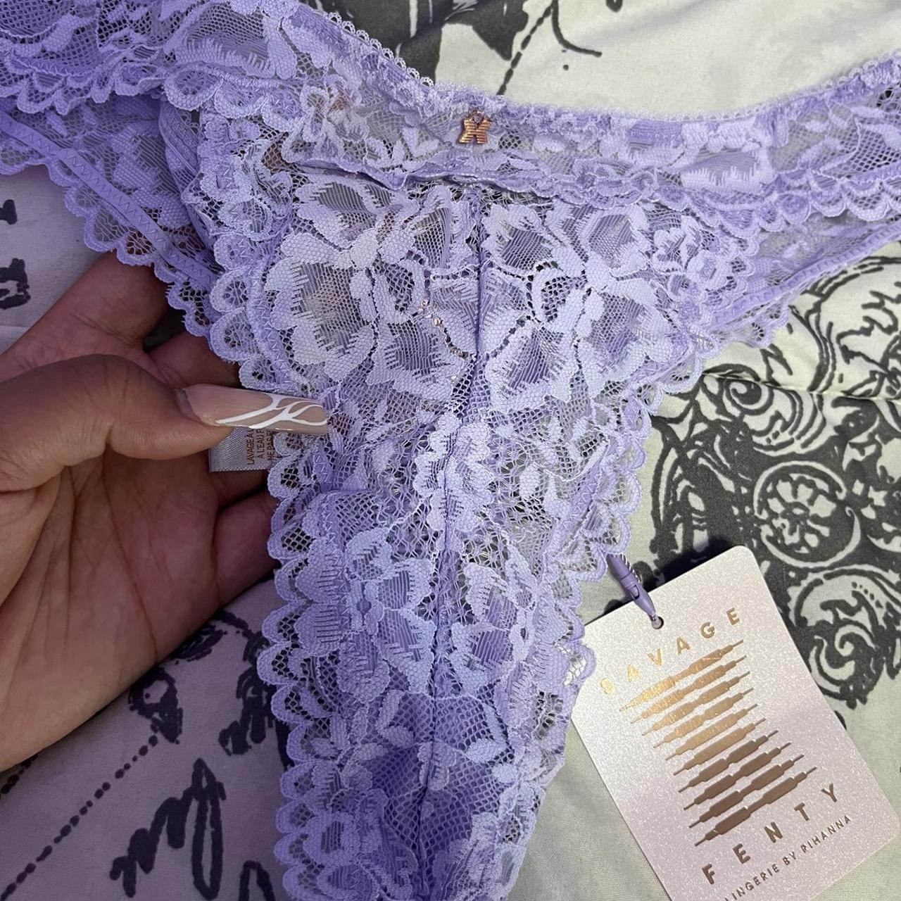 Savage X lace bra in a purple/lavender color. Size - Depop