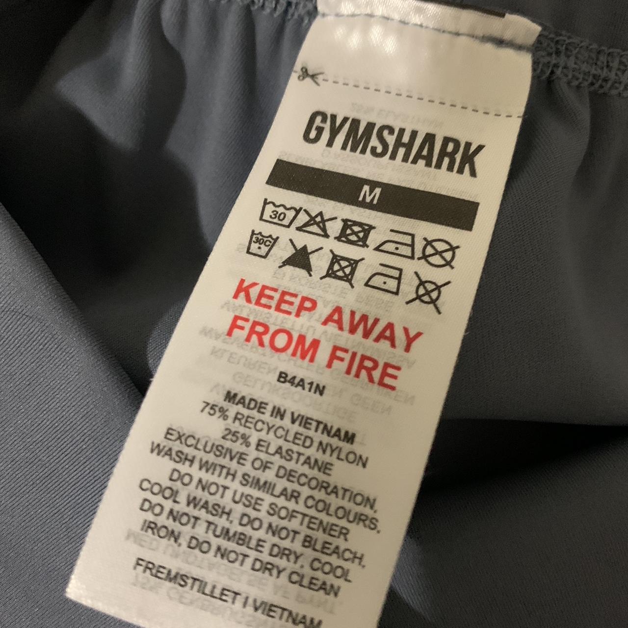 Gymshark flare leggings in evening blue size M Depop