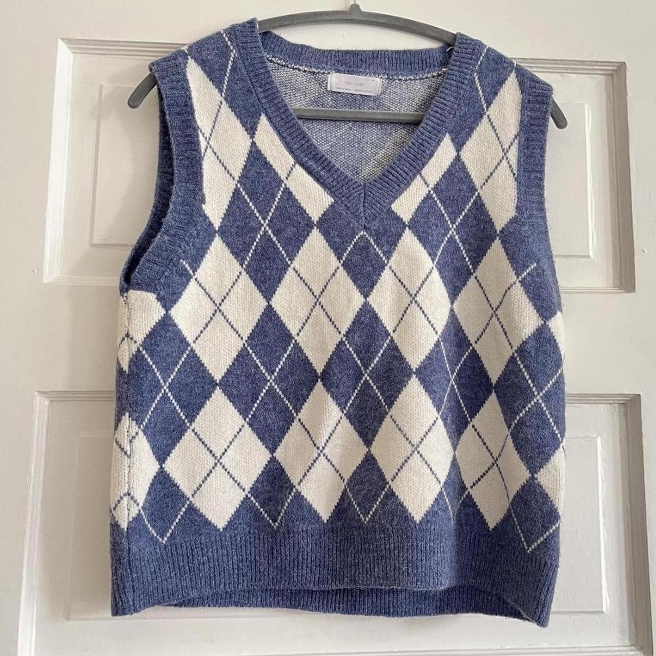 OAK FORT preppy sweater Cutest blue