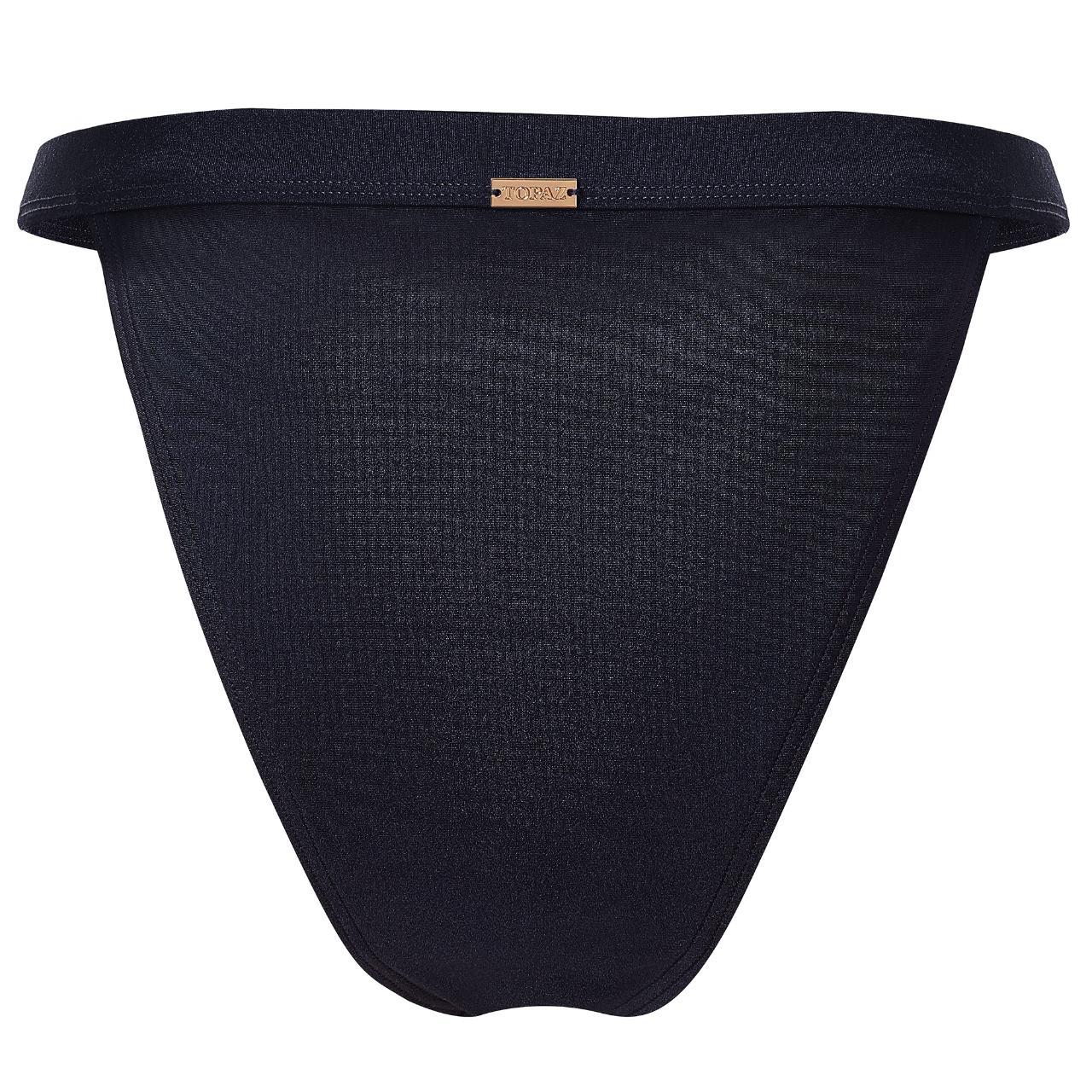 Zara Women's Navy Bikiniandtankinibottoms Depop