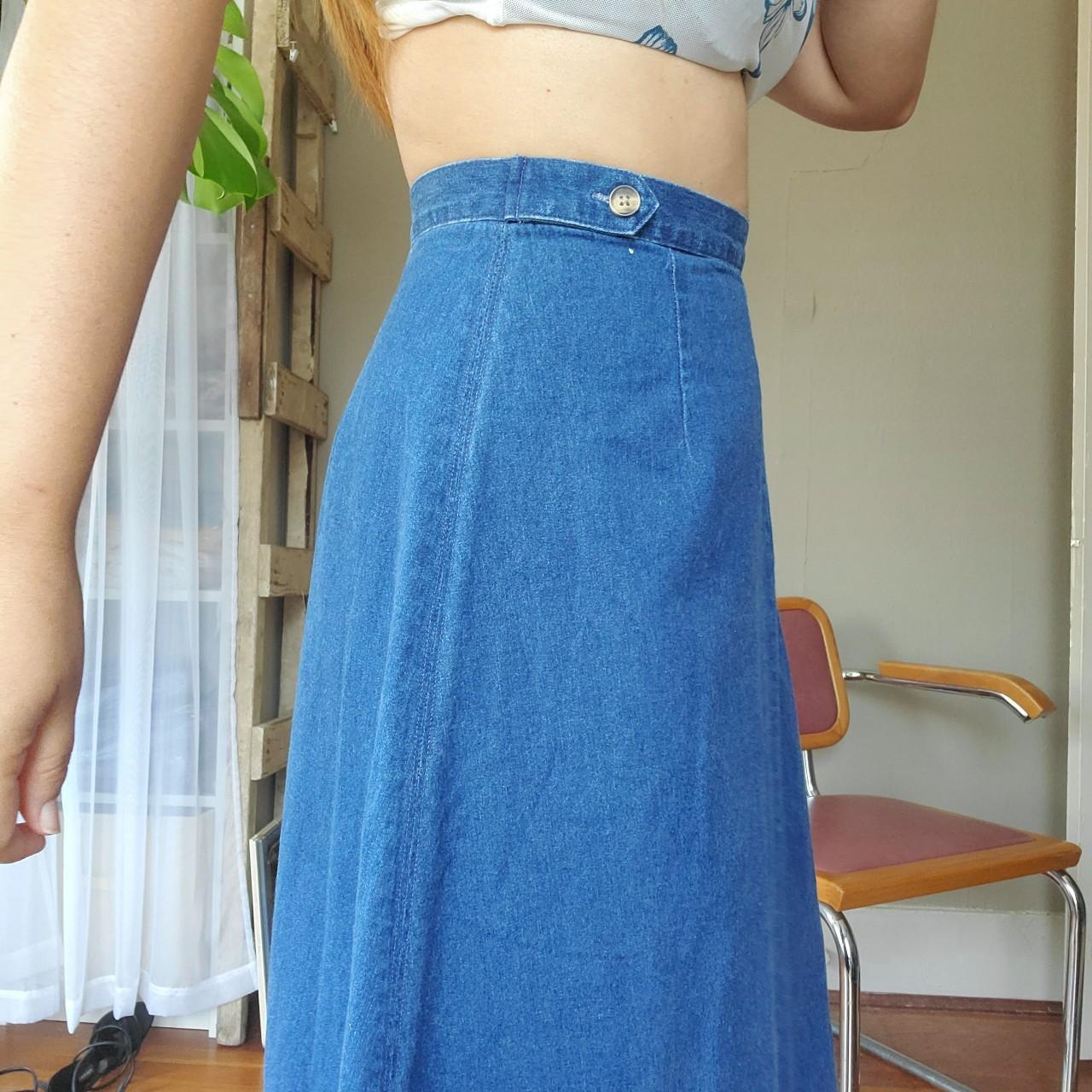 Vintage Denim Skirt 90s Talbots Highwaist country | Depop