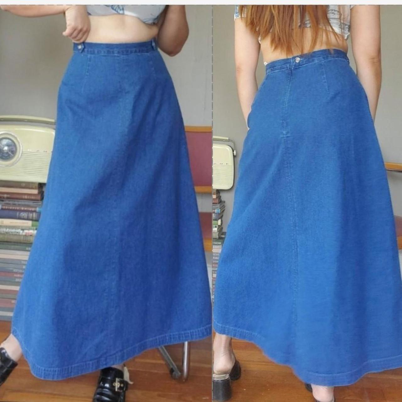 vintage 90s denim skirt – 86 Vintage